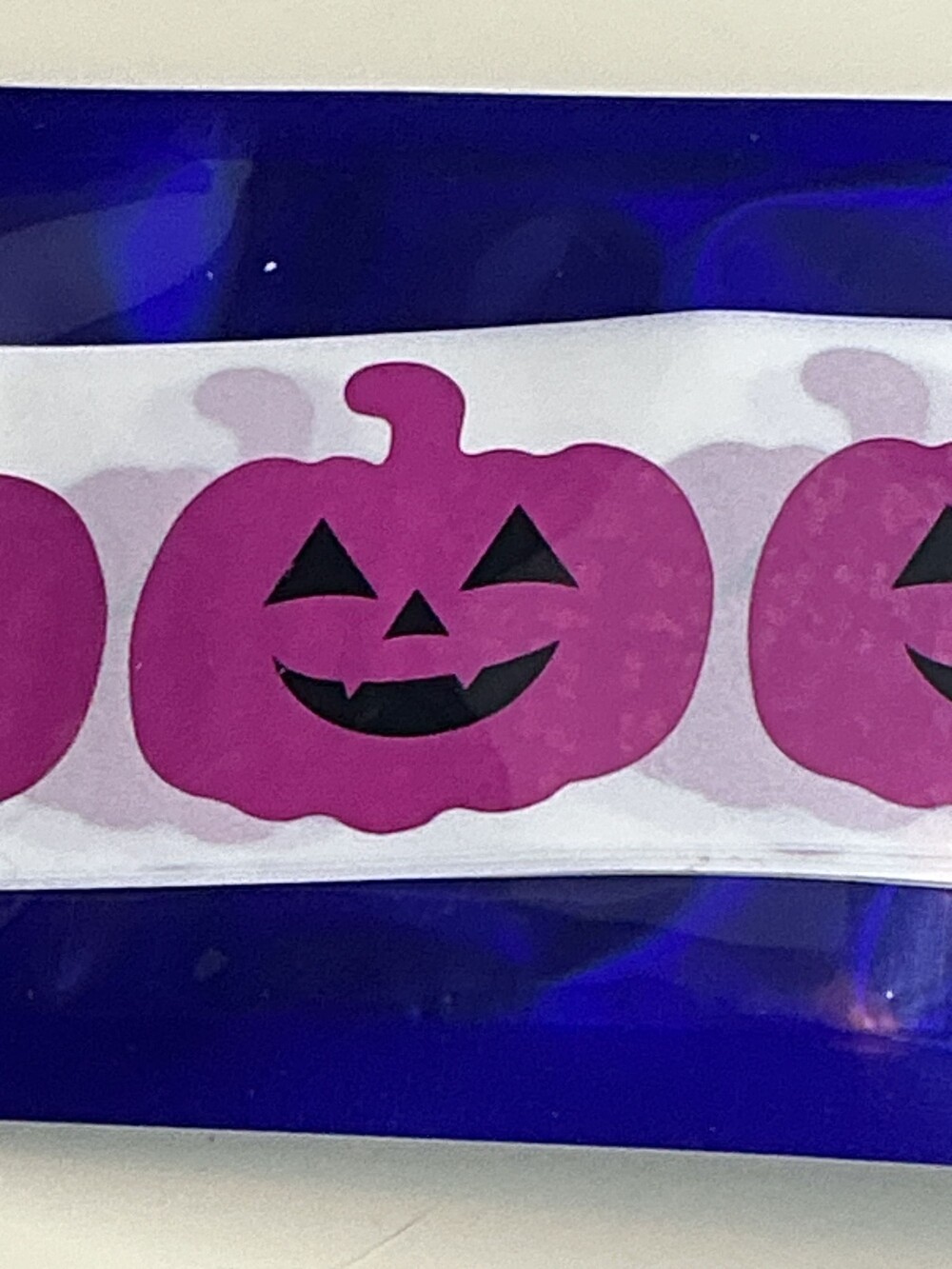 ★ 70 Pink Pumpkin Stickers Halloween Jack O Lantern Packaging Labels